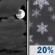 Tonight: Mostly Cloudy then Slight Chance Snow Showers