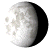 Waning Gibbous, 18 days, 21 hours, 53 minutes in cycle