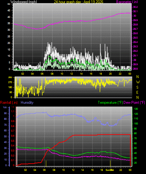 24 Hour Graph for Day 19