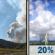 Wednesday: Areas Of Smoke then Slight Chance Showers And Thunderstorms
