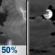 Friday Night: Chance Showers And Thunderstorms then Mostly Cloudy