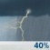 Wednesday: Scattered Showers And Thunderstorms